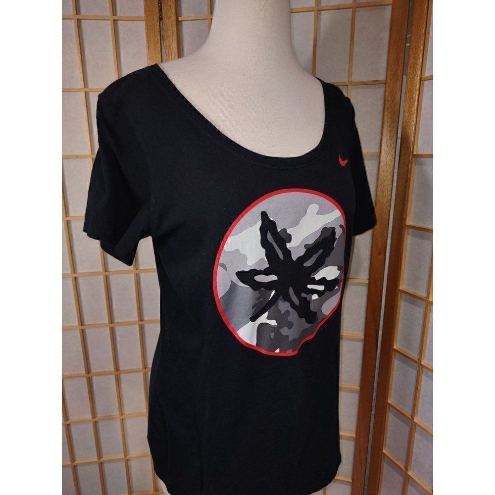 Nike Tee Lg Black Ohio State Buckeye Leaf Camo T-Shirt - Picture 12 of 14